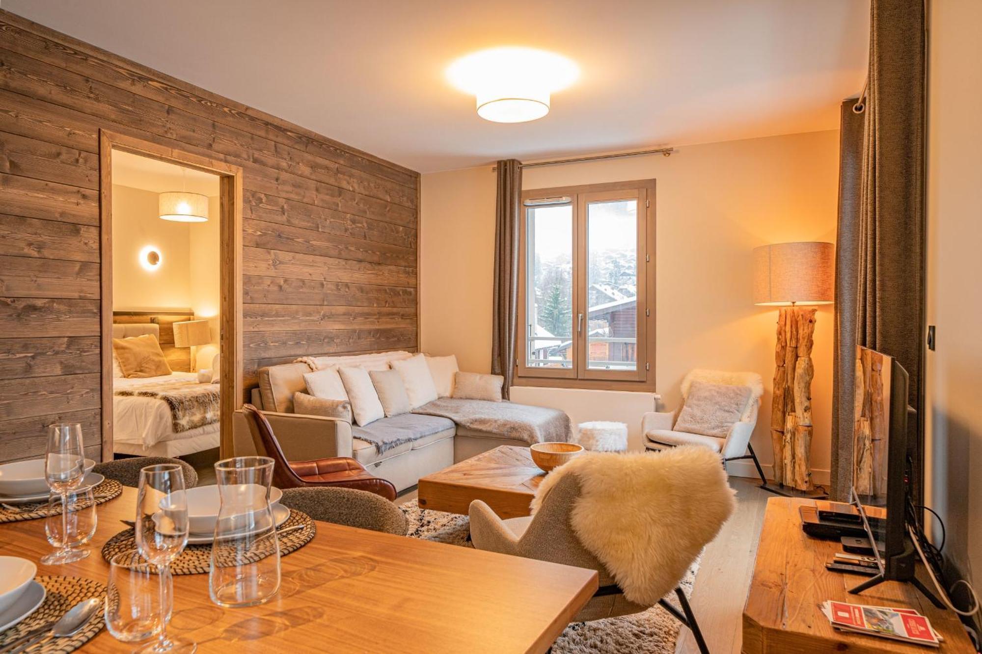 Perle Blanche - Brand New 2 Bedroom Apartment Perfectly Located Chamonix ภายนอก รูปภาพ
